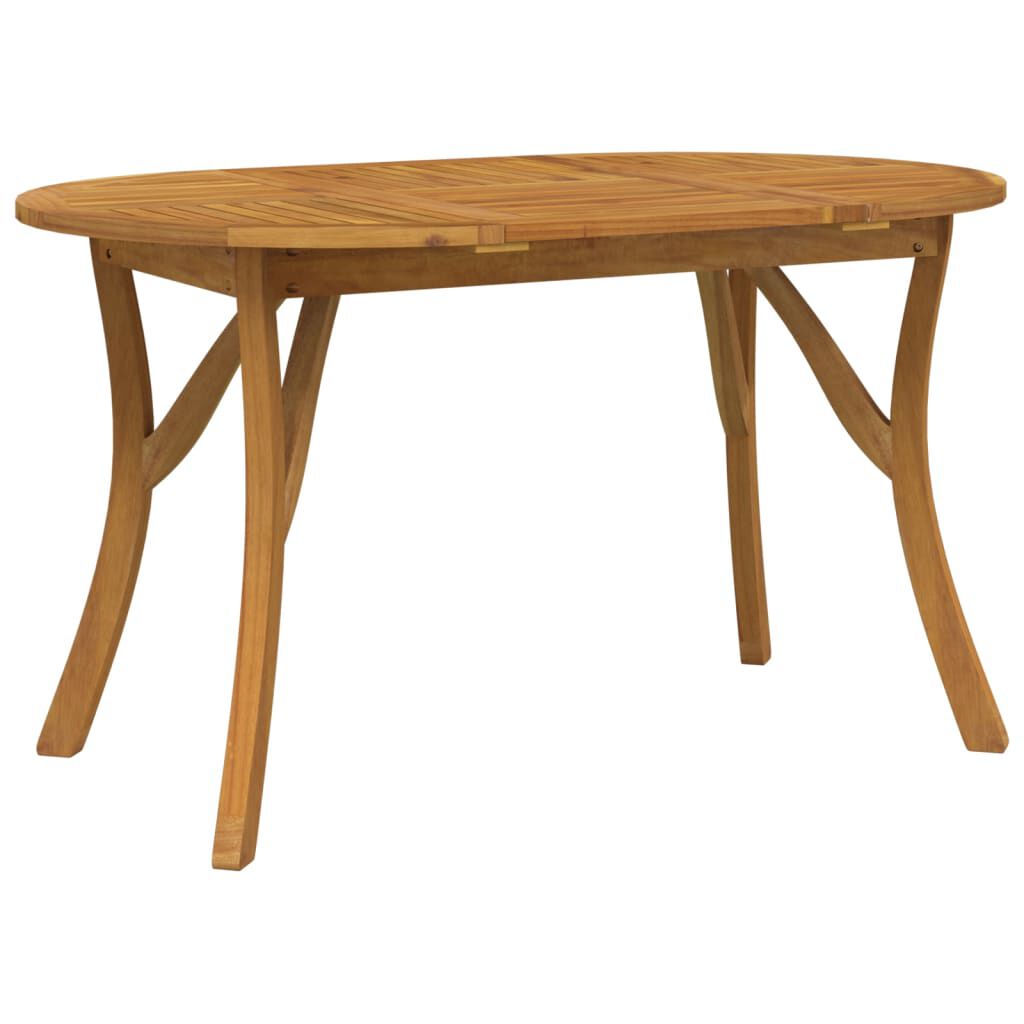vidaXL Τραπέζι Κήπου 150 x 90 x 75 εκ. από Μασίφ Ξύλο Ακακίας