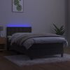 vidaXL &Kappa;&rho;&epsilon;&beta;ά&tau;&iota; Boxspring &mu;&epsilon; &Sigma;&tau;&rho;ώ&mu;&alpha; & LED &Sigma;&kappa;. &Gamma;&kappa;&rho;&iota; 80x200 &epsilon;&kappa;. &Beta;&epsilon;&lambda;&omicron;ύ&delta;&iota;&nu;&omicron;