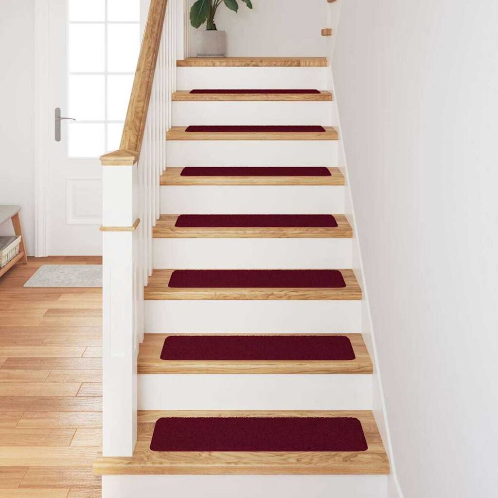 vidaXL Σκαλοπάτια 15 pcs Μπορντό 75 x 20 cm Πολυπροπυλένιο