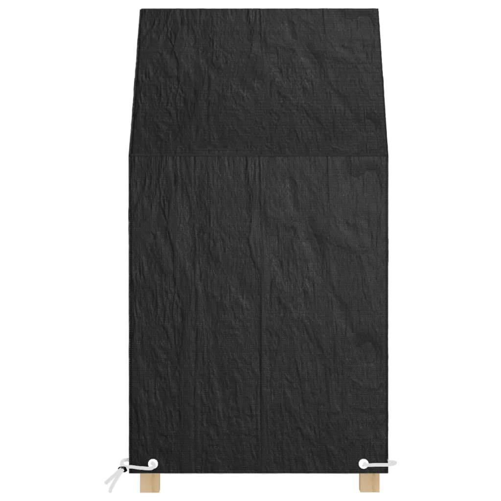 vidaXL Καλύμματα Καρέκλας με 8 Κρίκους 2 τεμ. 65x65x80/120 εκ Πολυαιθ.