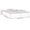 vidaXL Σκελετός Κρεβατιού με Ελατήρια Taupe 140x190 εκ. Υφασμάτινο