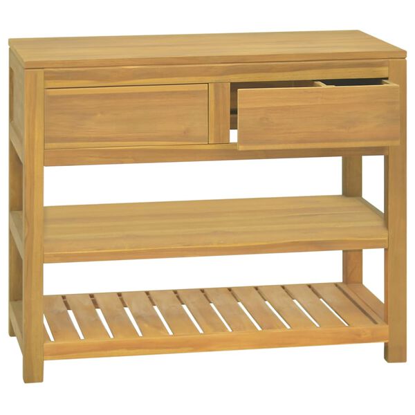 vidaXL Έπιπλο Μπάνιου 90 x 45 x 75 εκ. από Μασίφ Ξύλο Teak