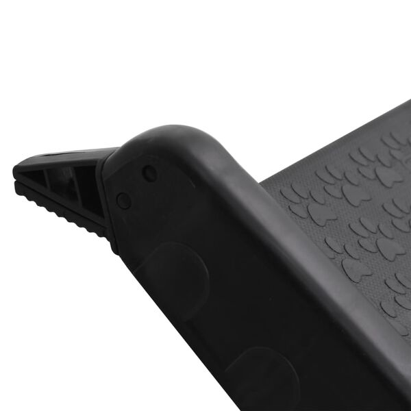 vidaXL Ράμπα Σκύλου Πτυσσόμενη Μαύρη 153 x 40 x 12,5 εκ. από Πλαστικό