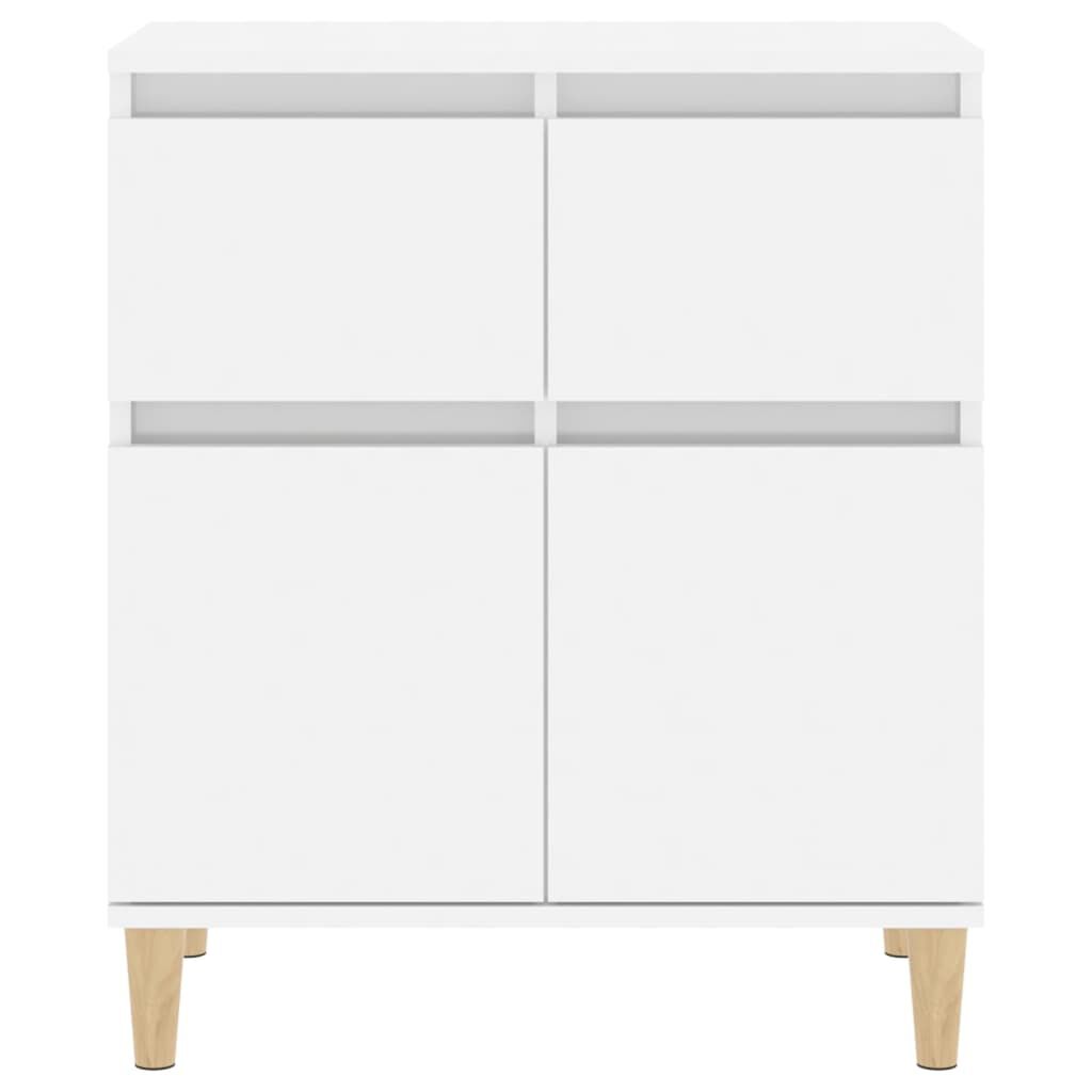 vidaXL Ντουλάπι Γυαλιστερό Λευκό 60x35x70 εκ. από Επεξεργασμένο Ξύλο