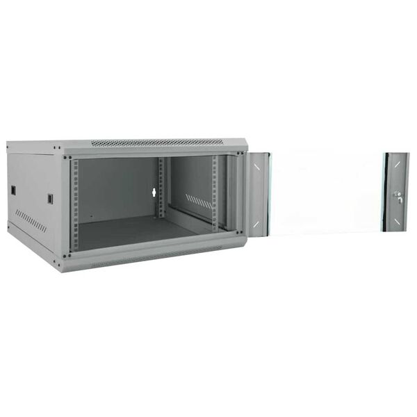 vidaXL Ντουλάπα δικτύου με αποθήκευση Γκρι 53 x 60 x 30 εκ Ατσάλι