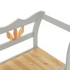 vidaXL Πάγκος Γκρι 107 x 45 x 75,5 εκ. από Μασίφ Ξύλο Ελάτης
