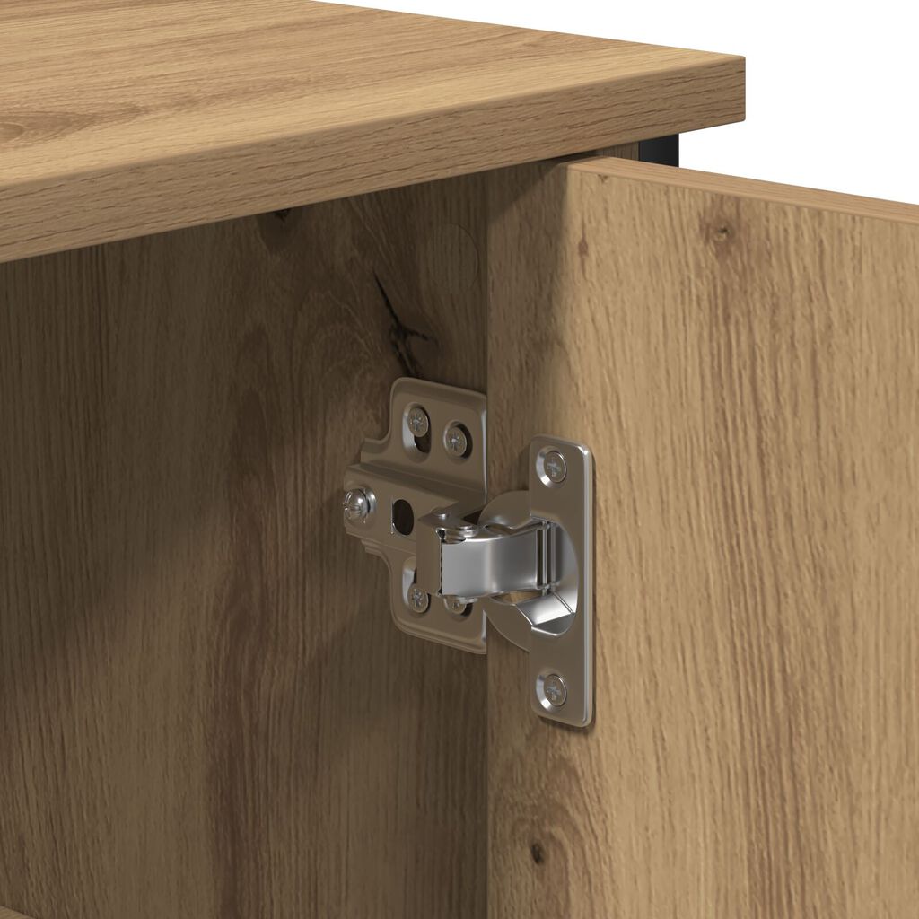 vidaXL Σαλονάκι Artisan Oak 100x35x75 cm Επεξεργασμένο ξύλο