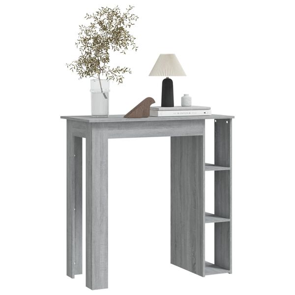 vidaXL Τραπέζι Κονσόλα Γκρι Sonoma 102x50x103,5 εκ. από Επεξεργ. Ξύλο