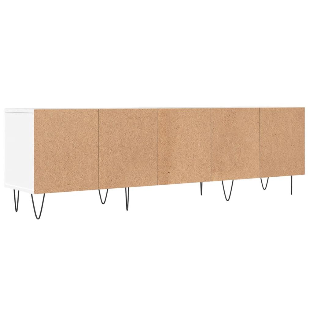 vidaXL Έπιπλο Τηλεόρασης Λευκό 150x30x44,5 εκ. Επεξεργασμένο Ξύλο