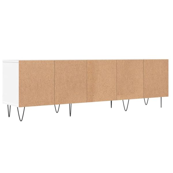 vidaXL Έπιπλο Τηλεόρασης Λευκό 150x30x44,5 εκ. Επεξεργασμένο Ξύλο