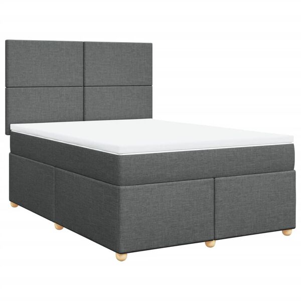 vidaXL &Kappa;&rho;&epsilon;&beta;ά&tau;&iota; Boxspring &mu;&epsilon; &Sigma;&tau;&rho;ώ&mu;&alpha; &Sigma;&kappa;&omicron;ύ&rho;&omicron; &Gamma;&kappa;&rho;&iota; 160x200 &epsilon;&kappa; &Upsilon;&phi;&alpha;&sigma;&mu;ά&tau;&iota;&nu;&omicron;