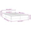 vidaXL Σκελετός Κρεβατιού Χωρίς Στρώμα Taupe 120x200 εκ. Υφασμάτινο