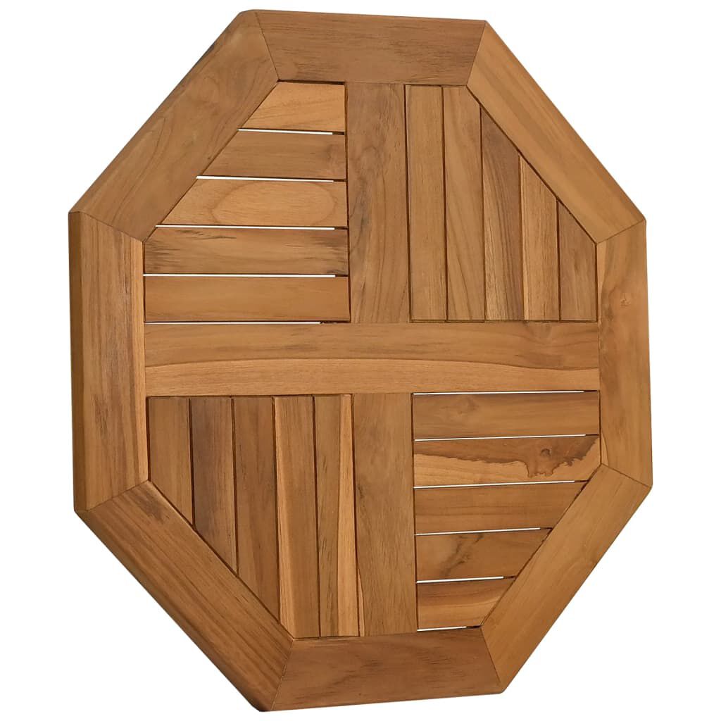 vidaXL Επιφάνεια Τραπεζιού Οκτάγωνη 60x60x2,5 εκ. Μασίφ Ξύλο Teak