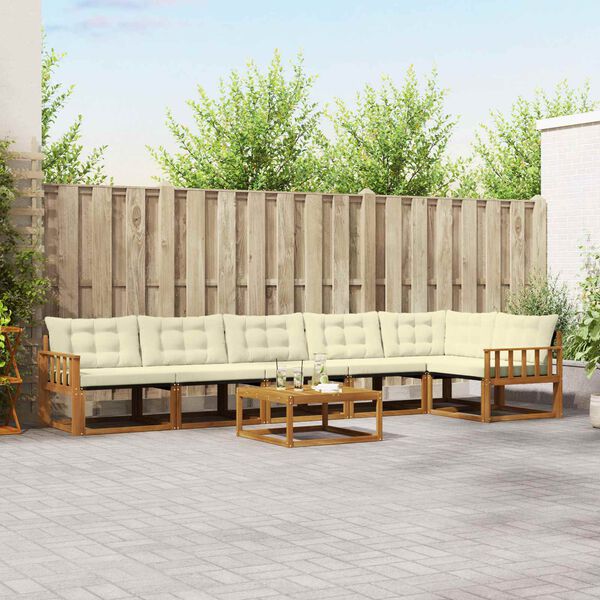 vidaXL &Sigma;&epsilon;&iota;&rho;ά &Kappa;&alpha;&nu;&alpha;&pi;έ &Epsilon;&xi;&omega;&tau;&epsilon;&rho;&iota;&kappa;&omicron;ύ &mu;&epsilon; &mu;&alpha;&xi;&iota;&lambda;ά&rho;&iota; 7 pcs &Phi;&upsilon;&sigma;&iota;&kappa;ό &kappa;&alpha;&iota; &Kappa;&rho;έ&mu;&alpha;