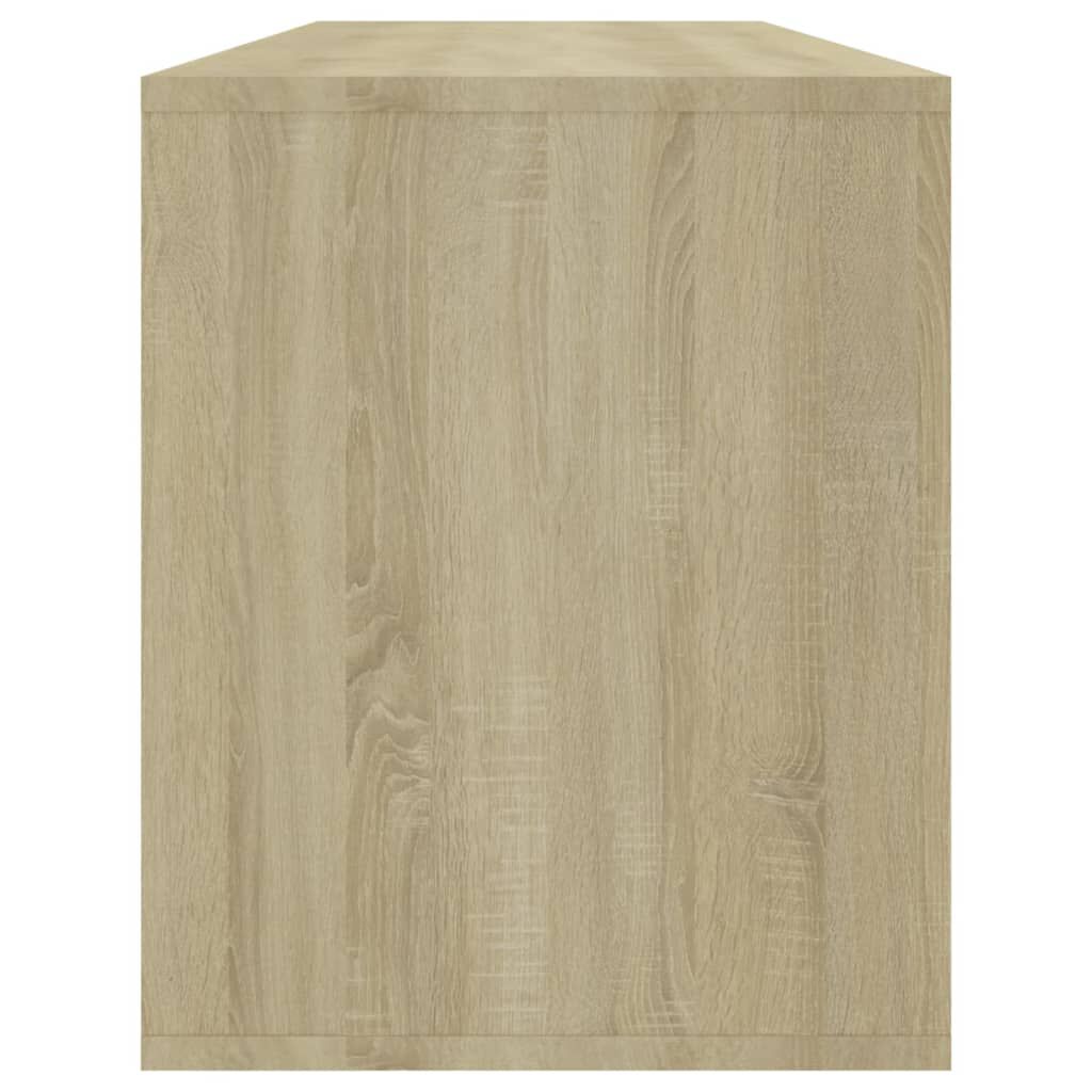 vidaXL Έπιπλο Τηλεόρασης Sonoma Δρυς 130 x 35 x 50 εκ. από Μοριοσανίδα