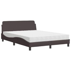 vidaXL &Kappa;&rho;&epsilon;&beta;ά&tau;&iota; &mu;&epsilon; &Sigma;&tau;&rho;ώ&mu;&alpha; Dover &Sigma;&kappa;&omicron;ύ&rho;&omicron; &Kappa;&alpha;&phi;έ 140x200 &epsilon;&kappa; &Upsilon;&phi;&alpha;&sigma;&mu;ά&tau;&iota;&nu;&omicron;