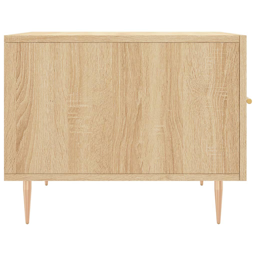 vidaXL Τραπεζάκι Σαλονιού Sonoma Δρυς 50x50x40 εκ. Επεξεργασμένο Ξύλο