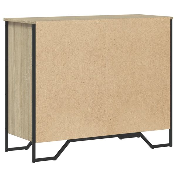 vidaXL Συρταριέρα Sonoma Δρυς 91x35,5x74,5 εκ. από Επεξεργ. Ξύλο