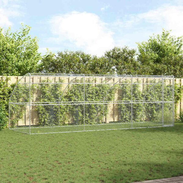 vidaXL &Kappa;&lambda;&omicron;&upsilon;&beta;ί &Sigma;&kappa;ύ&lambda;&omicron;&upsilon; 3 pcs &Alpha;&sigma;&eta;&mu;ί 6 x 2 x 2 m &Gamma;&alpha;&lambda;&beta;&alpha;&nu;&iota;&sigma;&mu;έ&nu;&omicron;&sigmaf; &chi;ά&lambda;&upsilon;&beta;&alpha;&sigmaf;