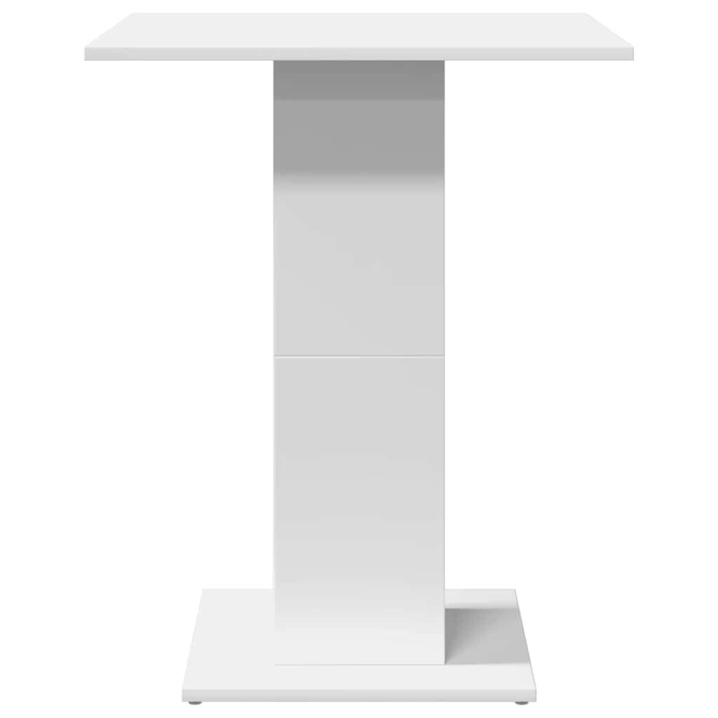 vidaXL Τραπέζι Bistro Λευκό 60 x 60 x 75 εκ. Επεξ. Ξύλο