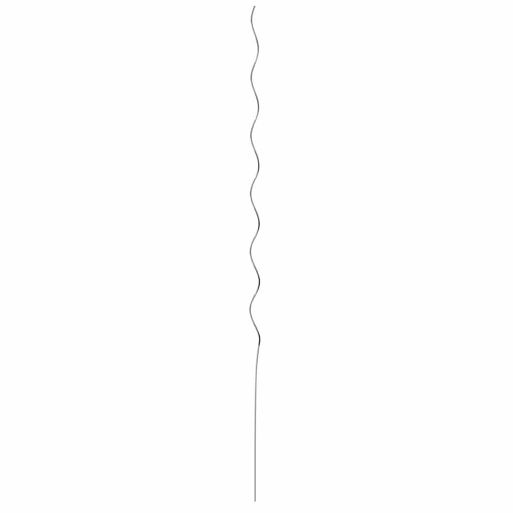 vidaXL Σπειροειδή στηρίγματα φυτών 5 pcs Ασημί 150 cm