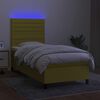 vidaXL &Kappa;&rho;&epsilon;&beta;ά&tau;&iota; Boxspring &mu;&epsilon; &Sigma;&tau;&rho;ώ&mu;&alpha; & LED &Pi;&rho;ά&sigma;&iota;&nu;&omicron; 90x190 &epsilon;&kappa;. &Upsilon;&phi;&alpha;&sigma;&mu;ά&tau;&iota;&nu;&omicron;
