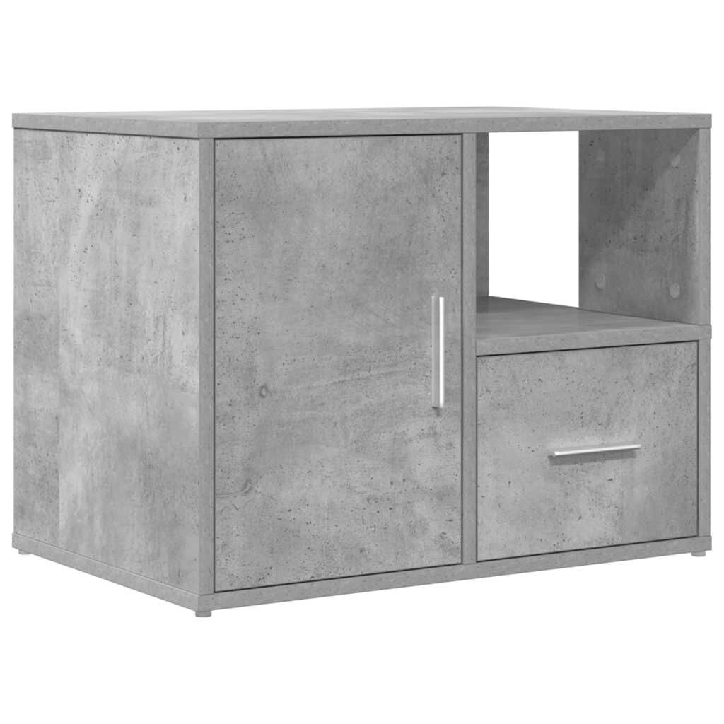 vidaXL Ντουλάπι Γωνιακό Γκρι Σκυροδέματος 160x40x45εκ. Επεξ. Ξύλο