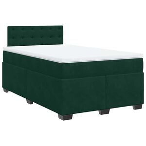 vidaXL &Kappa;&rho;&epsilon;&beta;ά&tau;&iota; Boxspring &mu;&epsilon; &Sigma;&tau;&rho;ώ&mu;&alpha; &Sigma;&kappa;&omicron;ύ&rho;&omicron; &Pi;&rho;ά&sigma;&iota;&nu;&omicron; 120x200&epsilon;&kappa;. &Beta;&epsilon;&lambda;&omicron;ύ&delta;&iota;&nu;&omicron;