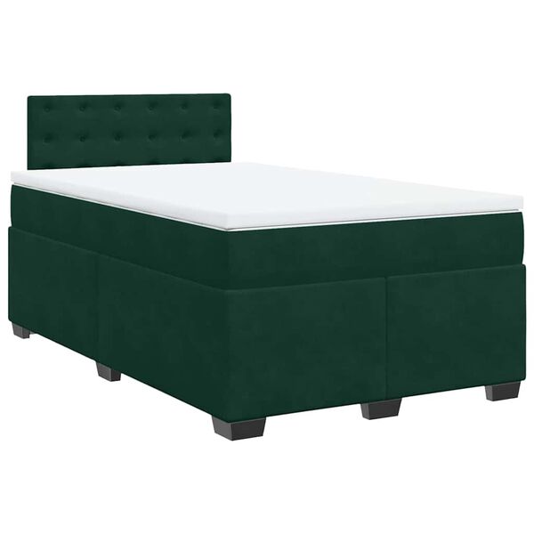 vidaXL &Kappa;&rho;&epsilon;&beta;ά&tau;&iota; Boxspring &mu;&epsilon; &Sigma;&tau;&rho;ώ&mu;&alpha; &Sigma;&kappa;&omicron;ύ&rho;&omicron; &Pi;&rho;ά&sigma;&iota;&nu;&omicron; 120x200&epsilon;&kappa;. &Beta;&epsilon;&lambda;&omicron;ύ&delta;&iota;&nu;&omicron;
