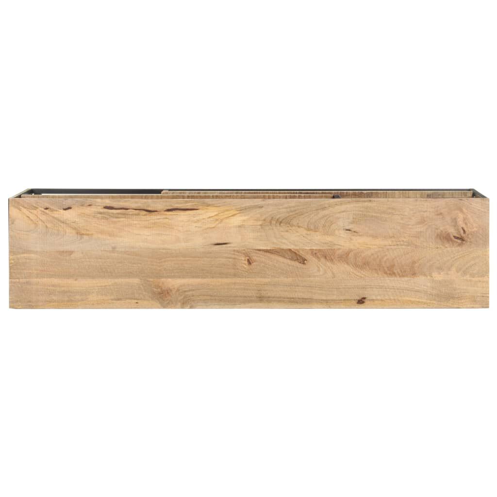 vidaXL Έπιπλο Τηλεόρασης 130 x 30 x 45 εκ. από Ακατέργαστο Ξύλο Μάνγκο