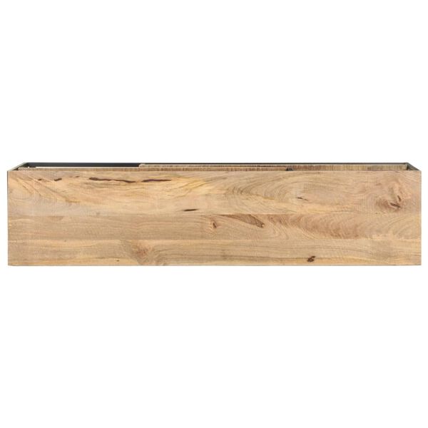 vidaXL Έπιπλο Τηλεόρασης 130 x 30 x 45 εκ. από Ακατέργαστο Ξύλο Μάνγκο