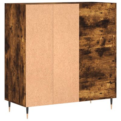 vidaXL Δισκοθήκη Καπνιστή Δρυς 84,5 x 38 x 89 εκ. από Επεξεργ. Ξύλο