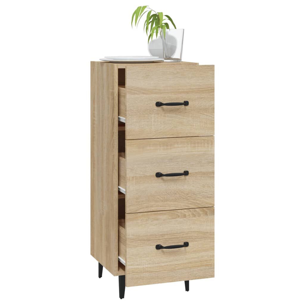 vidaXL Ντουλάπι Sonoma Δρυς 34,5x34x90 εκ. από Επεξεργασμένο Ξύλο