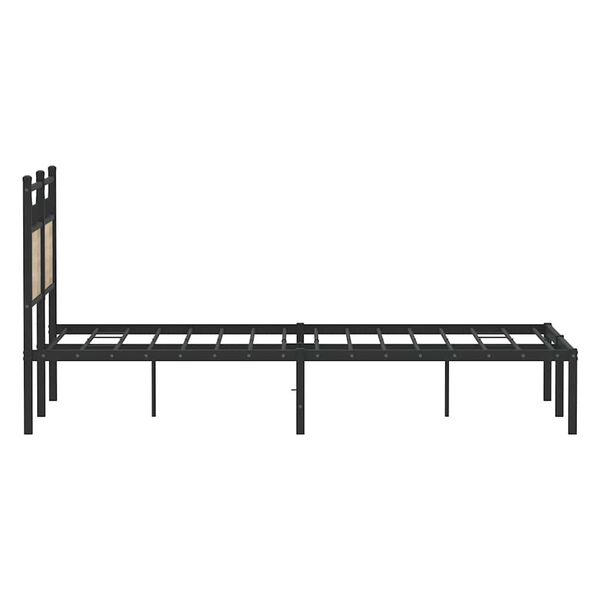 vidaXL Πλαίσιο Κρεβατιού Χωρ. Στρώμα Sonoma Δρυς 120x190 εκ Επ. Ξύλο