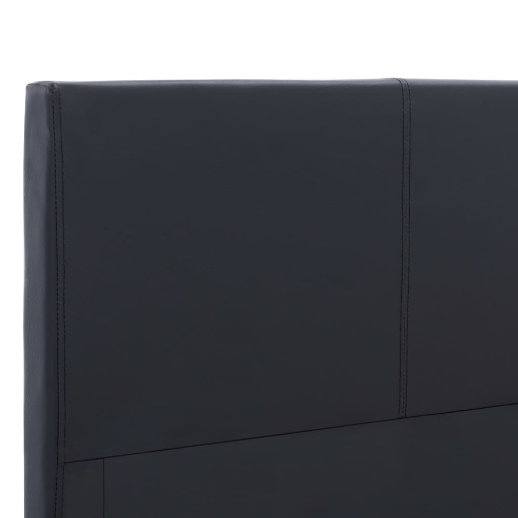 vidaXL Πλαίσιο Κρεβατιού Μαύρο 180 x 200 εκ. από Συνθετικό Δέρμα