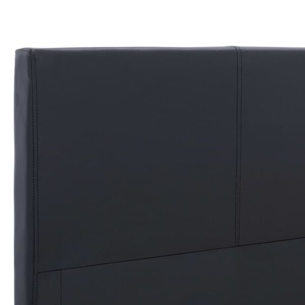 vidaXL Πλαίσιο Κρεβατιού Μαύρο 180 x 200 εκ. από Συνθετικό Δέρμα