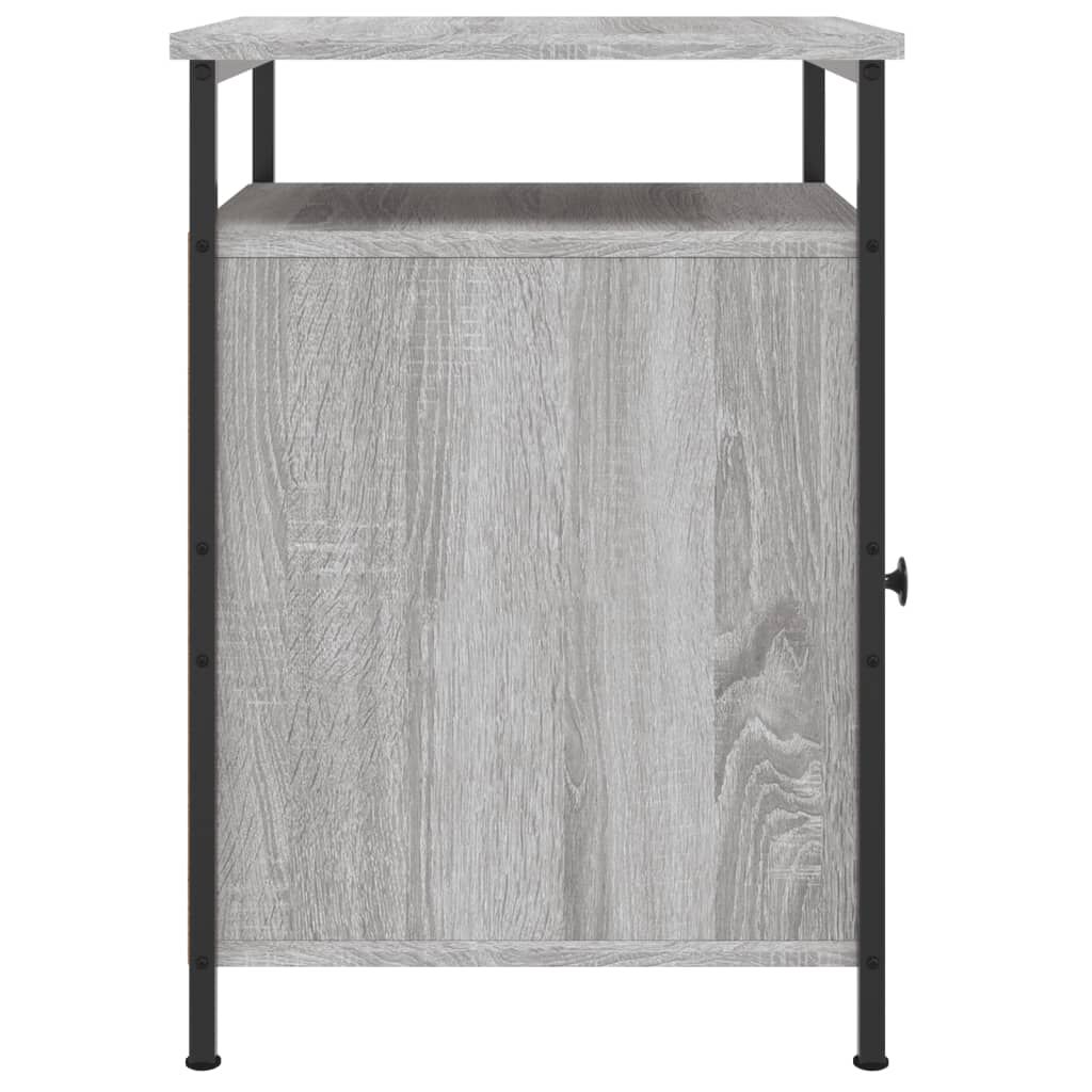 vidaXL Κομοδίνα 2 τεμ. Γκρι Sonoma 40x42x60εκ. από Επεξεργασμένο Ξύλο