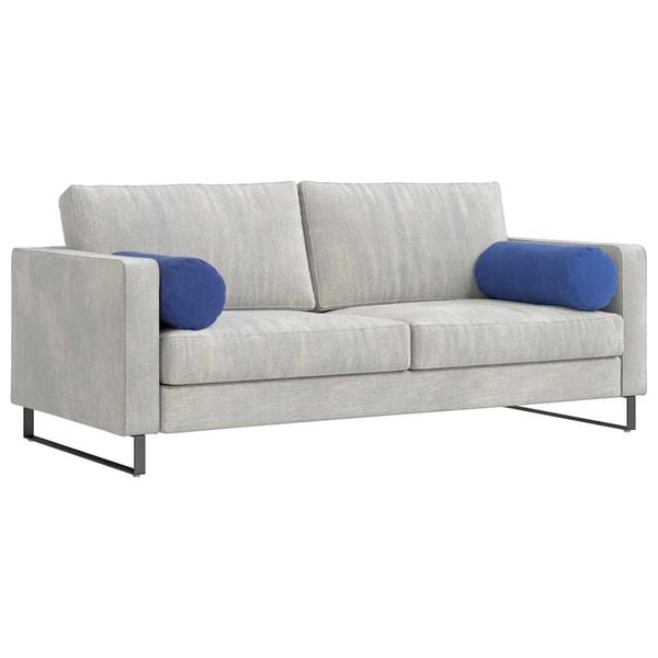 vidaXL Μαξιλάρια Στήριγμα 2 pcs Μπλε Αστυνομίας Ø 25 x 70 cm