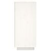 vidaXL Μπουφές Λευκός 120 x 35 x 80 εκ. από Μασίφ Ξύλο Πεύκου