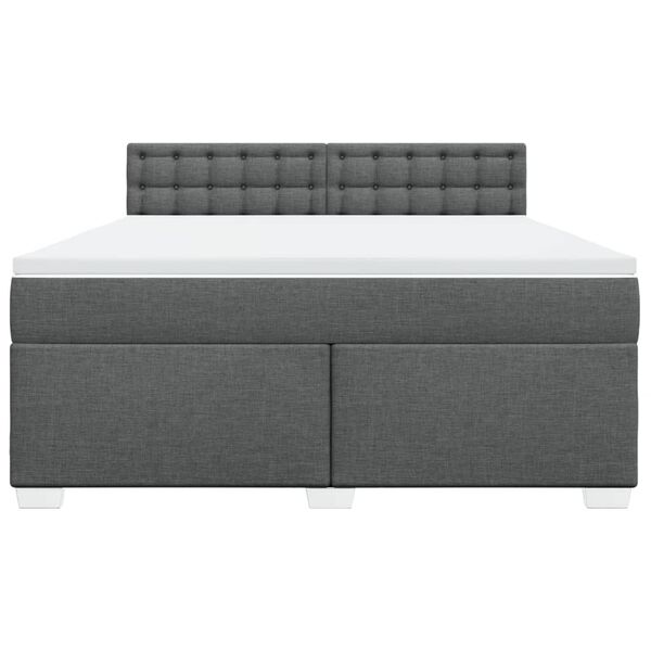vidaXL &Kappa;&rho;&epsilon;&beta;ά&tau;&iota; Boxspring &mu;&epsilon; &Sigma;&tau;&rho;ώ&mu;&alpha; &Sigma;&kappa;&omicron;ύ&rho;&omicron; &Gamma;&kappa;&rho;&iota; 180x200 &epsilon;&kappa; &Upsilon;&phi;&alpha;&sigma;&mu;ά&tau;&iota;&nu;