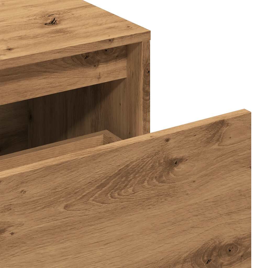 vidaXL Έπιπλο Χολ / Εισόδου τεχνίτης Δρυς 80 x 40 x 45 εκ. Μοριοσανίδα