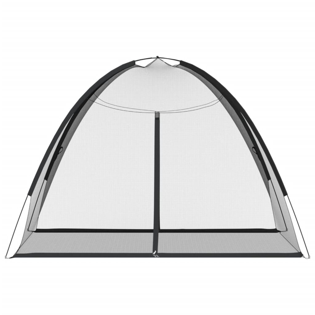 vidaXL Κουνουπιέρα Mongolia με Πόρτες 200Δίχτυ Μαύρη 200x150x140 εκ.