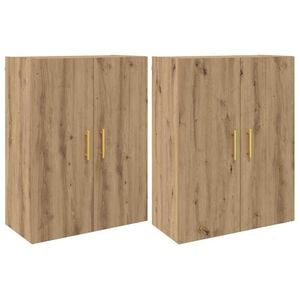 vidaXL &Tau;&omicron;ί&chi;&omicron;&upsilon; &Nu;&tau;&omicron;&upsilon;&lambda;ά&pi;&alpha; &Epsilon;&pi;&iota;&tau;&omicron;ί&chi;&iota;&omicron; 2 pcs Artisan Oak 69,5 x 34 x 90 &epsilon;&kappa;.