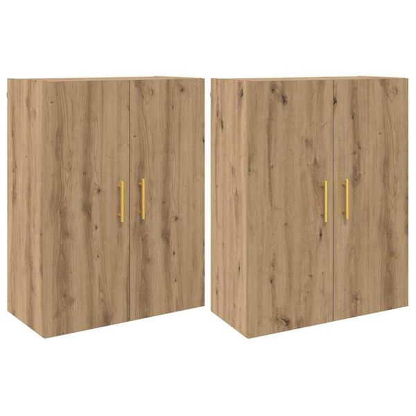 vidaXL &Tau;&omicron;ί&chi;&omicron;&upsilon; &Nu;&tau;&omicron;&upsilon;&lambda;ά&pi;&alpha; &Epsilon;&pi;&iota;&tau;&omicron;ί&chi;&iota;&omicron; 2 pcs Artisan Oak 69,5 x 34 x 90 &epsilon;&kappa;.