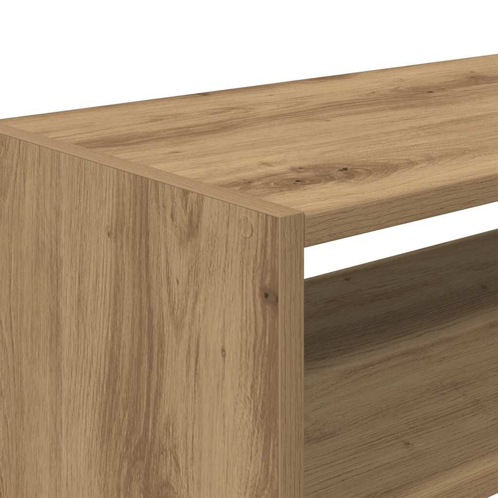 vidaXL Ράφια παπουτσιών 2 τμχ στοιβαζόμενα Artisan Oak 60x30x30,5 cm