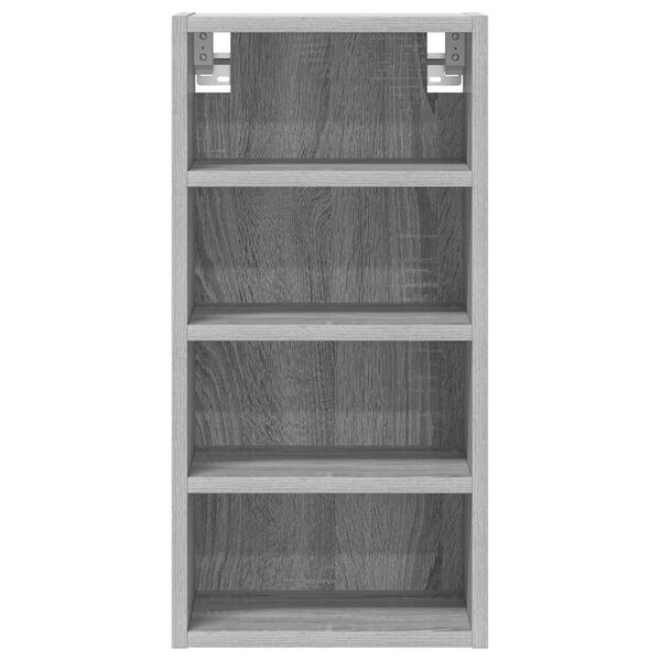 vidaXL κρεμαστό ντουλάπι Riga γκρι Sonoma 30x29,5x60 cm