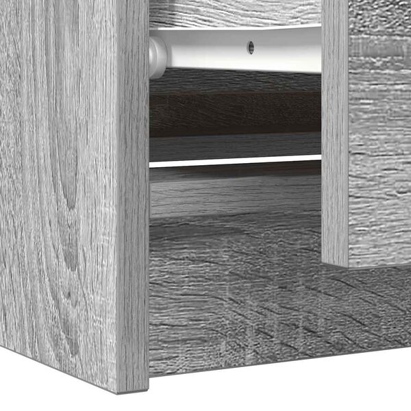 vidaXL Έπιπλο Τηλεόρασης Γκρι Sonoma 100x35x54 εκ. από Επεξεργ. Ξύλο