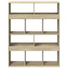 vidaXL Βιβλιοθήκη Sonoma Δρυς 100x33x125,5 εκ. από Επεξεργασμένο Ξύλο