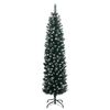 vidaXL Χριστουγεννιάτικο Δέντρο Τεχνητό Slim με 150 LED 120 εκ.