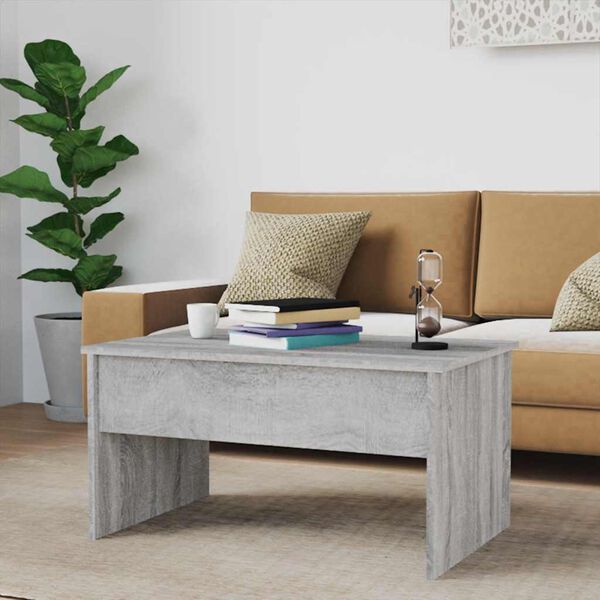 vidaXL Τραπεζάκι Σαλονιού Γκρι Sonoma80x50,5x41,5εκ.Επεξεργασμένο Ξύλο